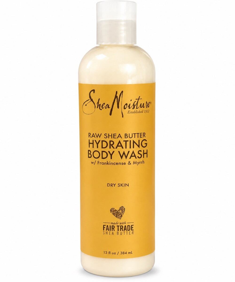 Shea Moisture Raw Shea Butter Hydrating Body Wash Frankincense Myrrh 13oz Sealed